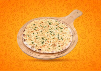 Cheese and green pepper