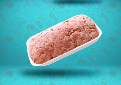 Ready ground veal meat