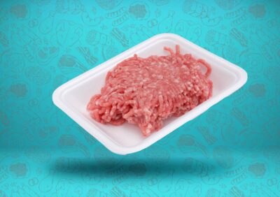 Ready ground lamb meat
