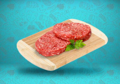 Frozen lamb hamburger