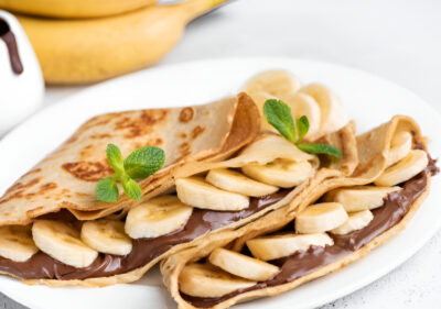 شوكولاتة نوتيلا وموز