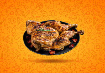دجاج مشوي عالفحم (حبة)