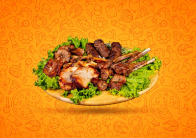 Kilogram of mixed grills with ribs